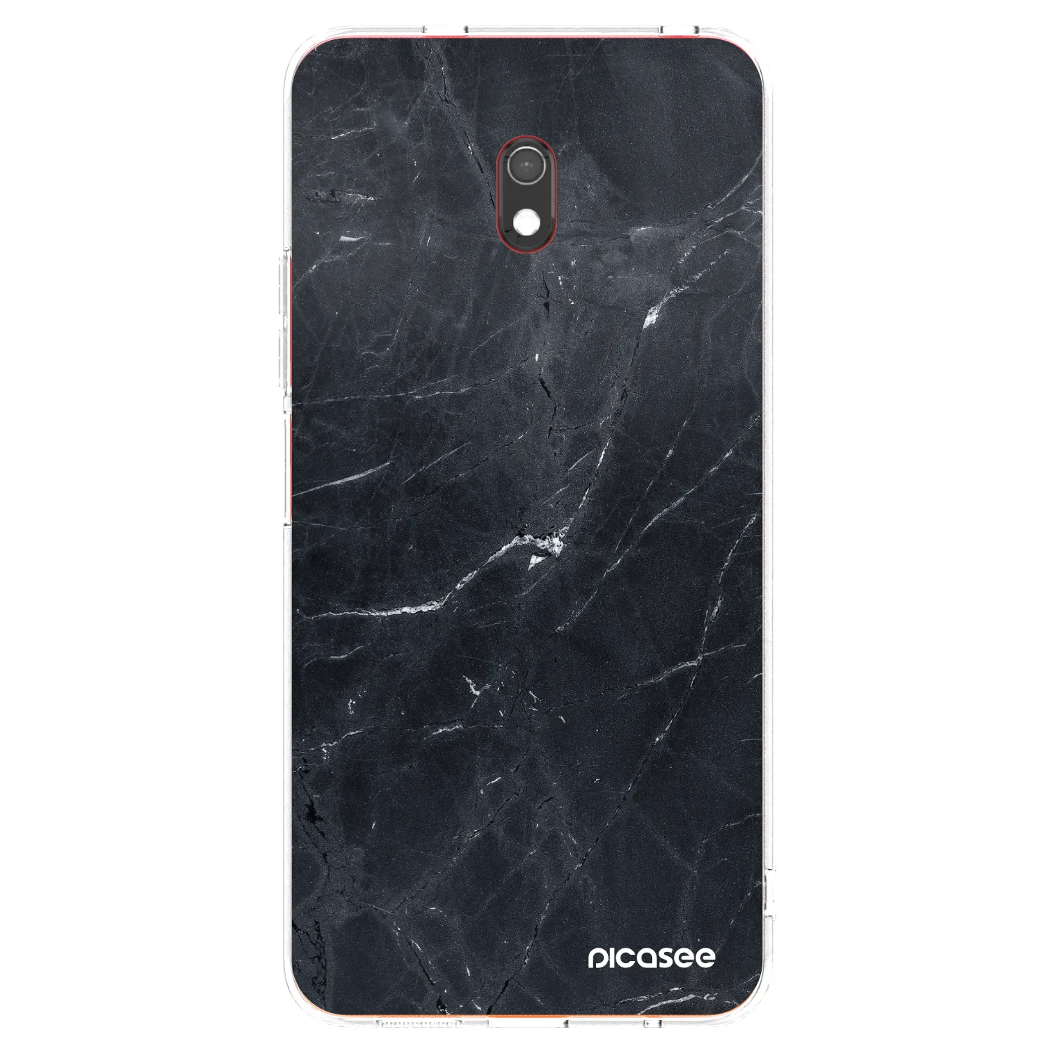 Picasee husă transparentă din silicon pentru Xiaomi Redmi 8A - Black marble
