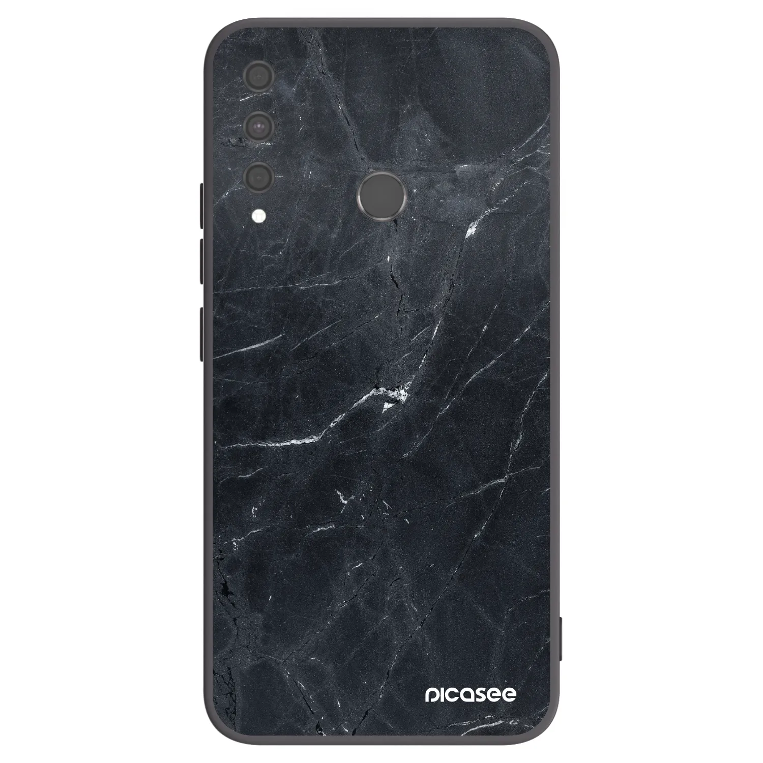 Picasee husă neagră din silicon pentru Huawei P40 Lite E - Black marble