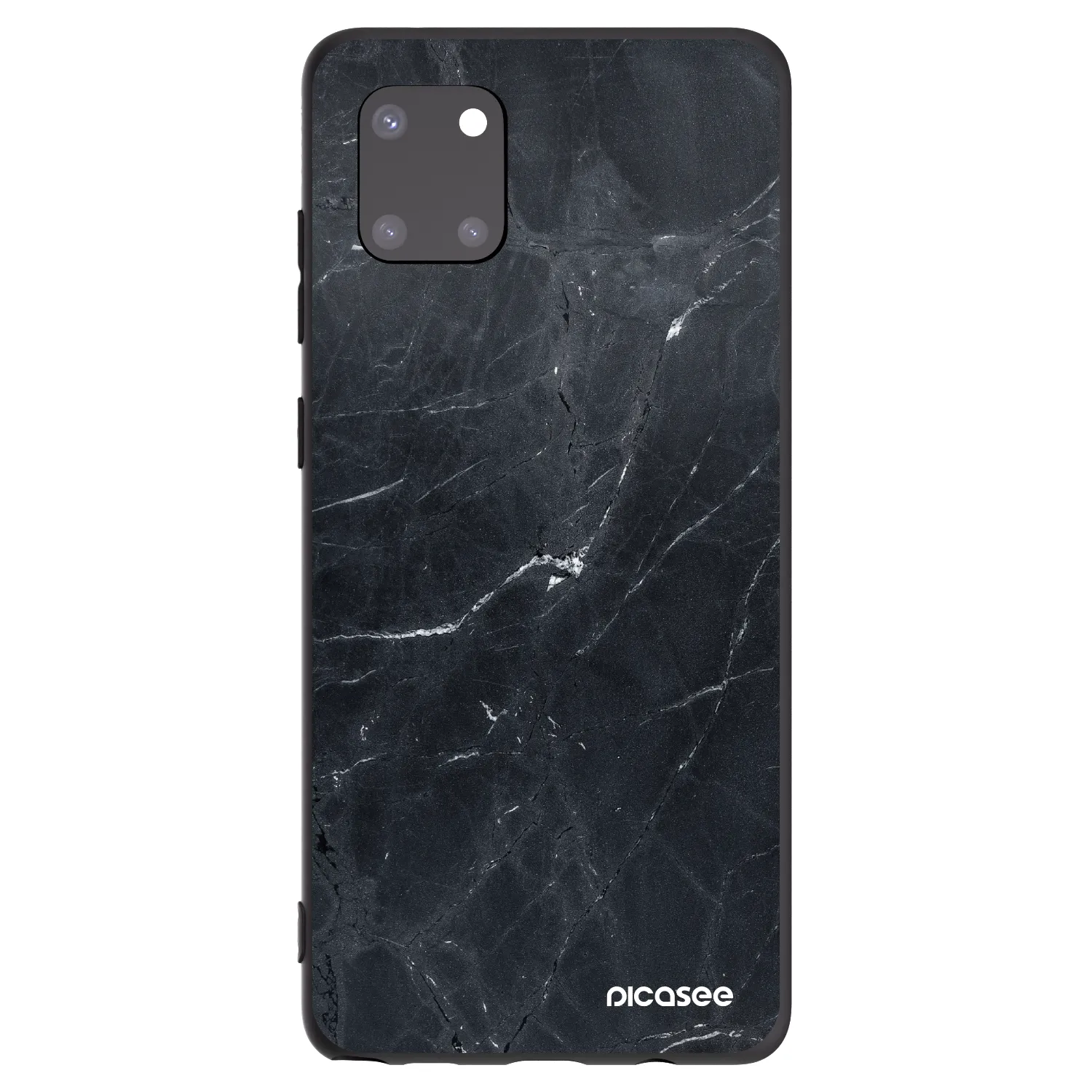 Picasee husă neagră din silicon pentru Samsung Galaxy Note 10 Lite N770F - Black marble