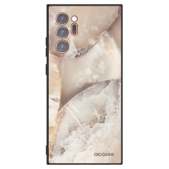 Picasee husă neagră din silicon pentru Samsung Galaxy Note 20 Ultra - Cream marble
