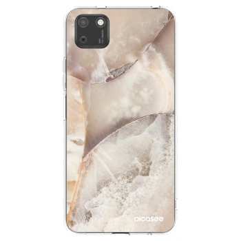 Picasee husă transparentă din silicon pentru Huawei Y5P - Cream marble
