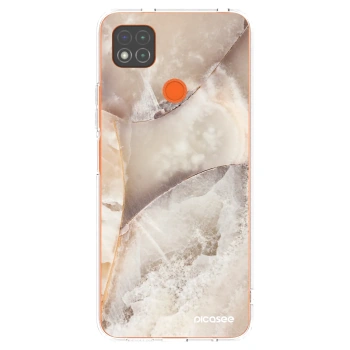 Picasee husă transparentă din silicon pentru Xiaomi Redmi 9C - Cream marble