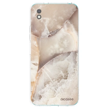Picasee husă neagră din silicon pentru Xiaomi Redmi 9A - Cream marble