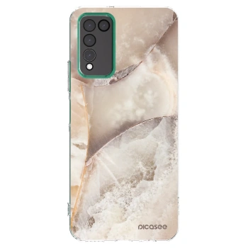 Picasee husă transparentă din silicon pentru Honor 10X Lite - Cream marble