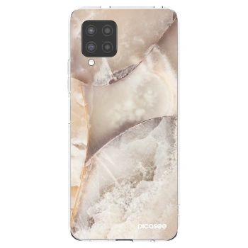 Picasee husă transparentă din silicon pentru Samsung Galaxy A42 A426B - Cream marble