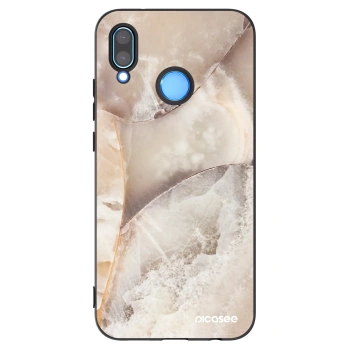Picasee husă neagră din silicon pentru Huawei P20 Lite - Cream marble