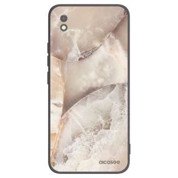 Picasee husă neagră din silicon pentru Xiaomi Redmi 9AT - Cream marble