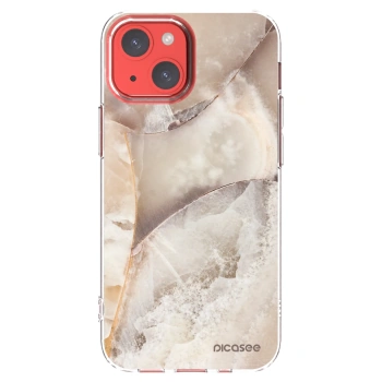 Picasee husă transparentă din silicon pentru Apple iPhone 13 mini - Cream marble