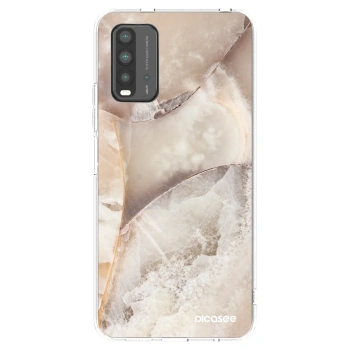 Picasee husă transparentă din silicon pentru Xiaomi Redmi 9T - Cream marble