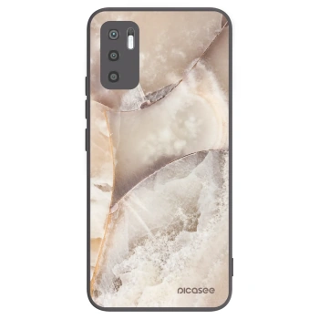 Picasee husă neagră din silicon pentru Xiaomi Redmi Note 10 5G - Cream marble