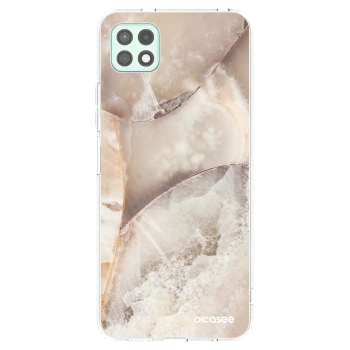 Picasee husă transparentă din silicon pentru Samsung Galaxy A22 A226B 5G - Cream marble