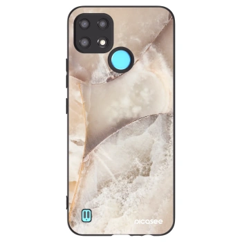 Husă pentru Realme C21 - Cream marble