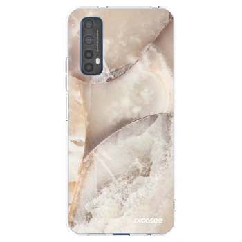 Picasee husă transparentă din silicon pentru Realme 7 - Cream marble