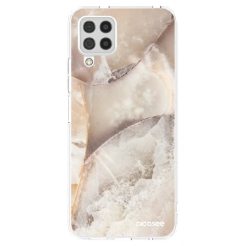 Picasee husă transparentă din silicon pentru Samsung Galaxy A22 A225F 4G - Cream marble