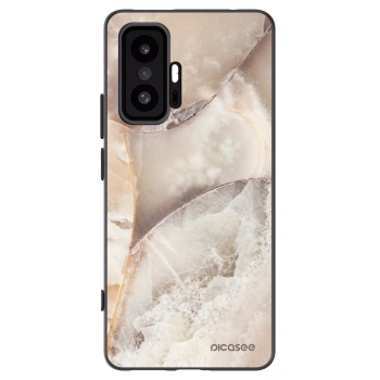 Picasee husă neagră din silicon pentru Xiaomi 11T - Cream marble