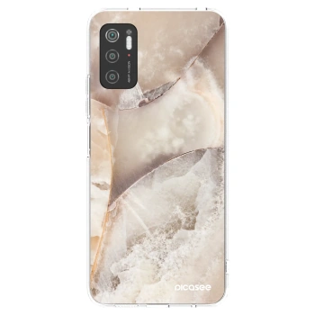 Picasee husă transparentă din silicon pentru Xiaomi Poco M3 Pro 5G - Cream marble