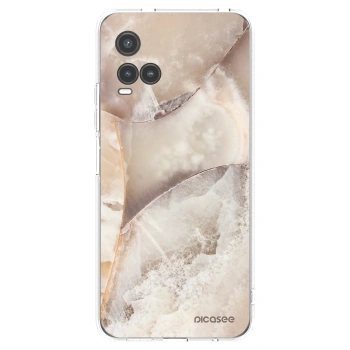 Picasee husă transparentă din silicon pentru Vivo Y33s - Cream marble