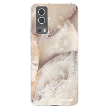 Picasee husă transparentă din silicon pentru Vivo Y72 5G - Cream marble