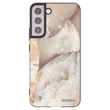 Picasee husă neagră din silicon pentru Samsung Galaxy S22+ 5G - Cream marble