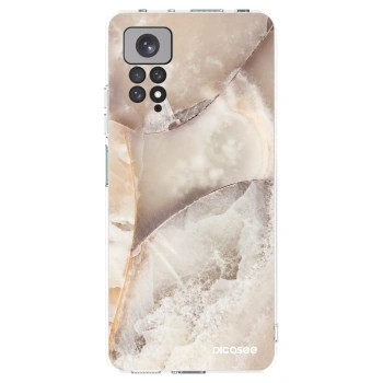 Picasee husă transparentă din silicon pentru Xiaomi Redmi Note 11S 4G - Cream marble