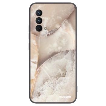 Picasee husă neagră din silicon pentru Realme GT Master Edition 5G - Cream marble