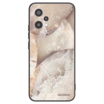 Picasee husă neagră din silicon pentru Realme 9 Pro 5G - Cream marble