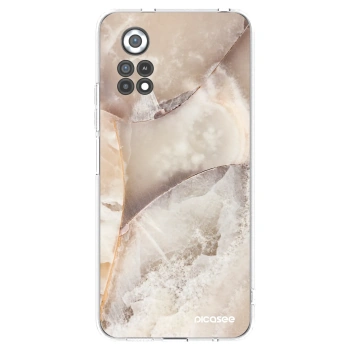 Picasee husă transparentă din silicon pentru Xiaomi Poco X4 Pro 5G - Cream marble