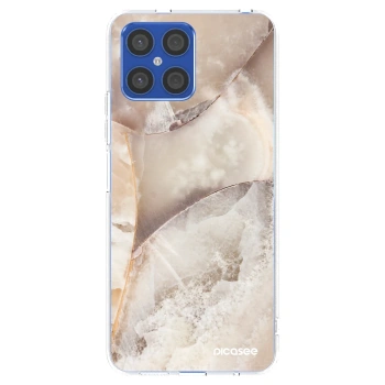 Picasee husă transparentă din silicon pentru Honor X8 4G - Cream marble