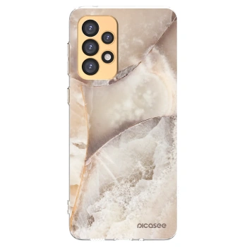 Picasee husă transparentă din silicon pentru Samsung Galaxy A33 5G A336 - Cream marble