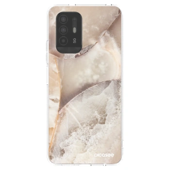 Picasee husă transparentă din silicon pentru OPPO A94 5G - Cream marble