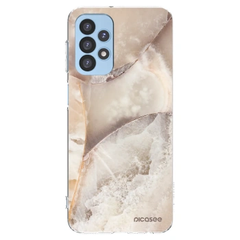Picasee husă transparentă din silicon pentru Samsung Galaxy A23 A235F 4G - Cream marble