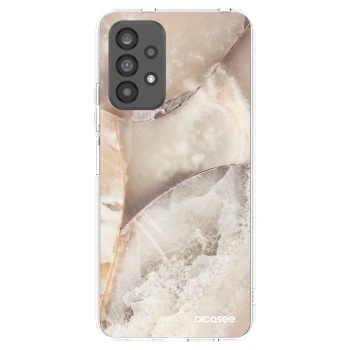 Picasee husă transparentă din silicon pentru Samsung Galaxy A73 5G - Cream marble