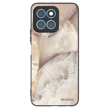 Picasee husă neagră din silicon pentru Honor X6 - Cream marble
