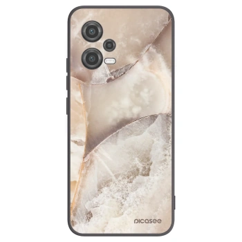 Picasee husă neagră din silicon pentru Xiaomi Poco X5 - Cream marble