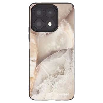 Picasee husă neagră din silicon pentru Honor X8a - Cream marble