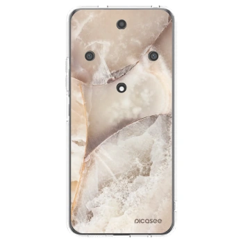 Picasee husă transparentă din silicon pentru Honor Magic5 Lite 5G - Cream marble