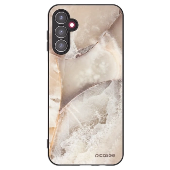 Picasee husă neagră din silicon pentru Samsung Galaxy A14 4G A145R - Cream marble