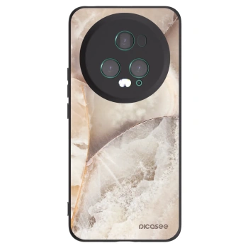Picasee husă neagră din silicon pentru Honor Magic5 Pro - Cream marble