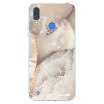 Picasee husă transparentă din silicon pentru Huawei Nova 3i - Cream marble