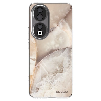 Picasee husă transparentă din silicon pentru Honor 90 5G - Cream marble
