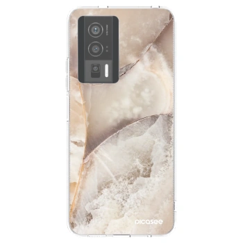Picasee husă transparentă din silicon pentru Xiaomi Poco F5 Pro 5G - Cream marble