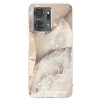 Picasee husă transparentă din silicon pentru Honor X7a - Cream marble