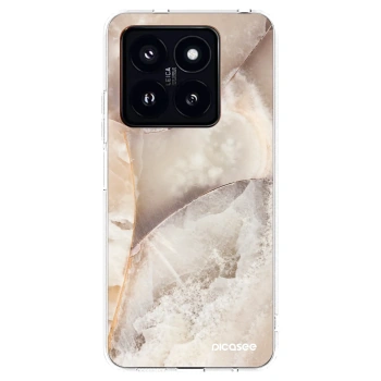 Picasee husă transparentă din silicon pentru Xiaomi 14 Pro - Cream marble