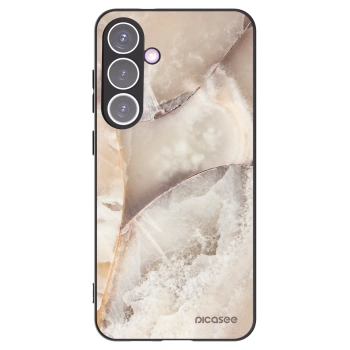 Picasee husă neagră din silicon pentru Samsung Galaxy S24+ S926B 5G - Cream marble