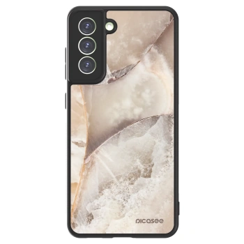 Picasee ULTIMATE CASE PowerShare pentru Samsung Galaxy S21 FE 5G - Cream marble