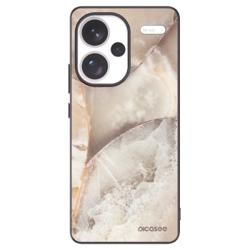 Picasee husă neagră din silicon pentru Xiaomi Redmi Note 13 Pro+ 5G - Cream marble