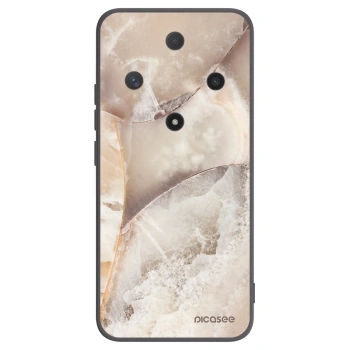 Picasee husă neagră din silicon pentru Honor Magic6 Lite 5G - Cream marble