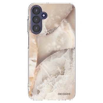 Picasee husă transparentă din silicon pentru Samsung Galaxy A15 A155F 4G - Cream marble