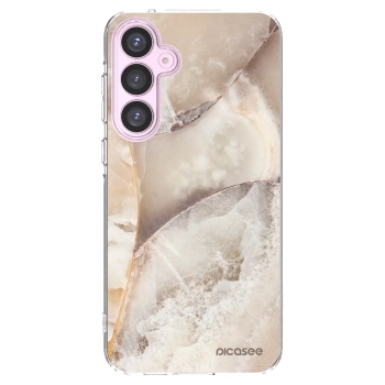 Picasee husă transparentă din silicon pentru Samsung Galaxy A55 5G A556B - Cream marble