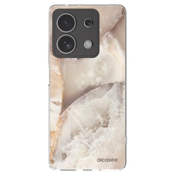 Picasee husă transparentă din silicon pentru Xiaomi Redmi Note 13 4G - Cream marble